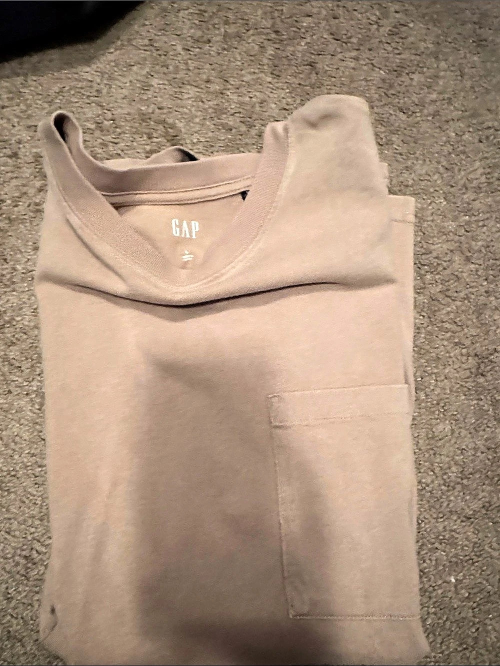 Gap Pocket Tee in Pink Like New